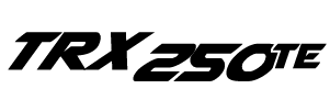 TRX 250TE Modelo 2026 logo