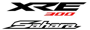 XRE 300 SAHARA STD Modelo 2025 logo